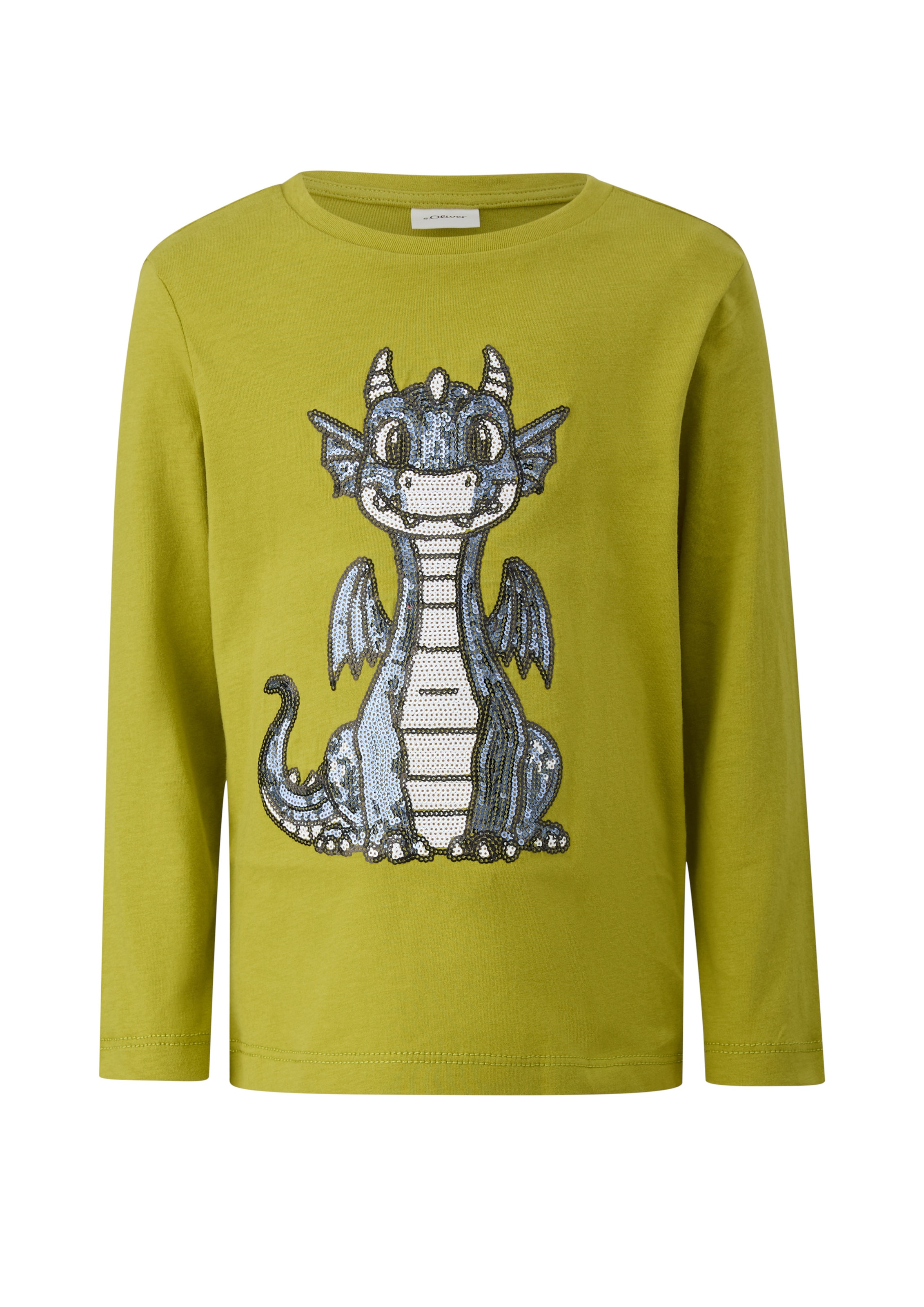 s.Oliver Shirt in Groen: voorkant