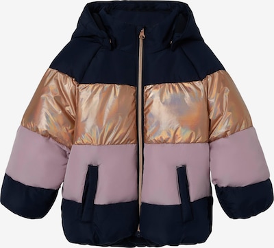 NAME IT Veste mi-saison 'MILLE' en saphir / or / rose ancienne, Vue avec produit