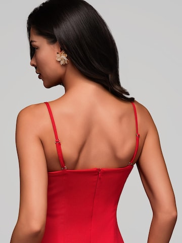 Ombre - Vestido de noche en rojo