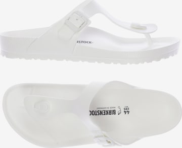 BIRKENSTOCK Sandals & High-Heeled Sandals in 44 in White: front