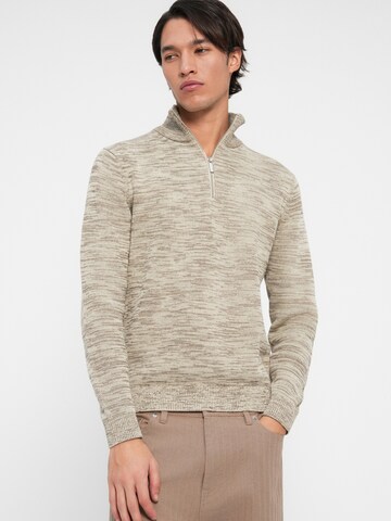 SELECTED Pullover 'SLHDANE' in Beige