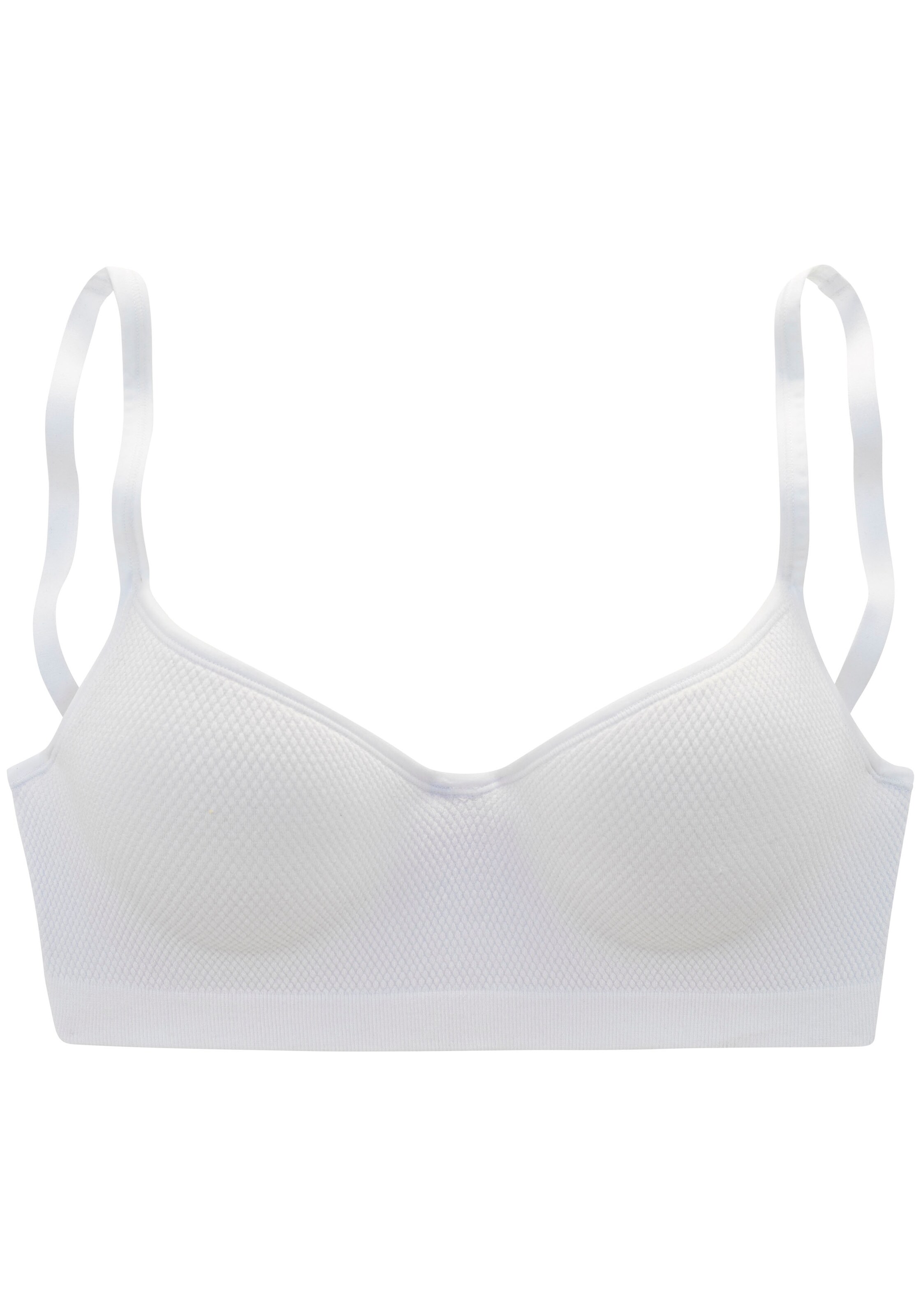Push-up Reggiseno di LASCANA in bianco: frontale