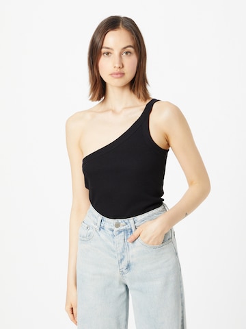 NLY by Nelly Top in Black: front