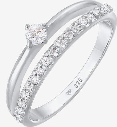ELLI Ring in de kleur Zilver / Transparant, Productweergave