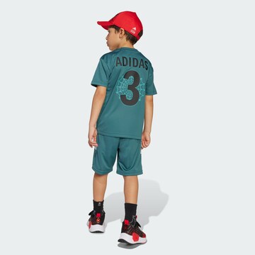 ADIDAS SPORTSWEAR Trainingsanzug 'Marvel Spider-Man' in Grün
