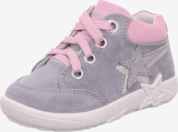SUPERFIT First-Step Shoes 'STARLIGHT' in Grey: front