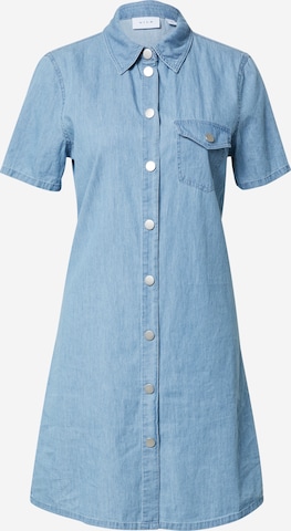 VILA Shirt Dress in Blue: front