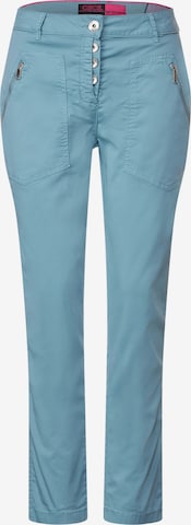 CECIL Regular Broek in Blauw: voorkant