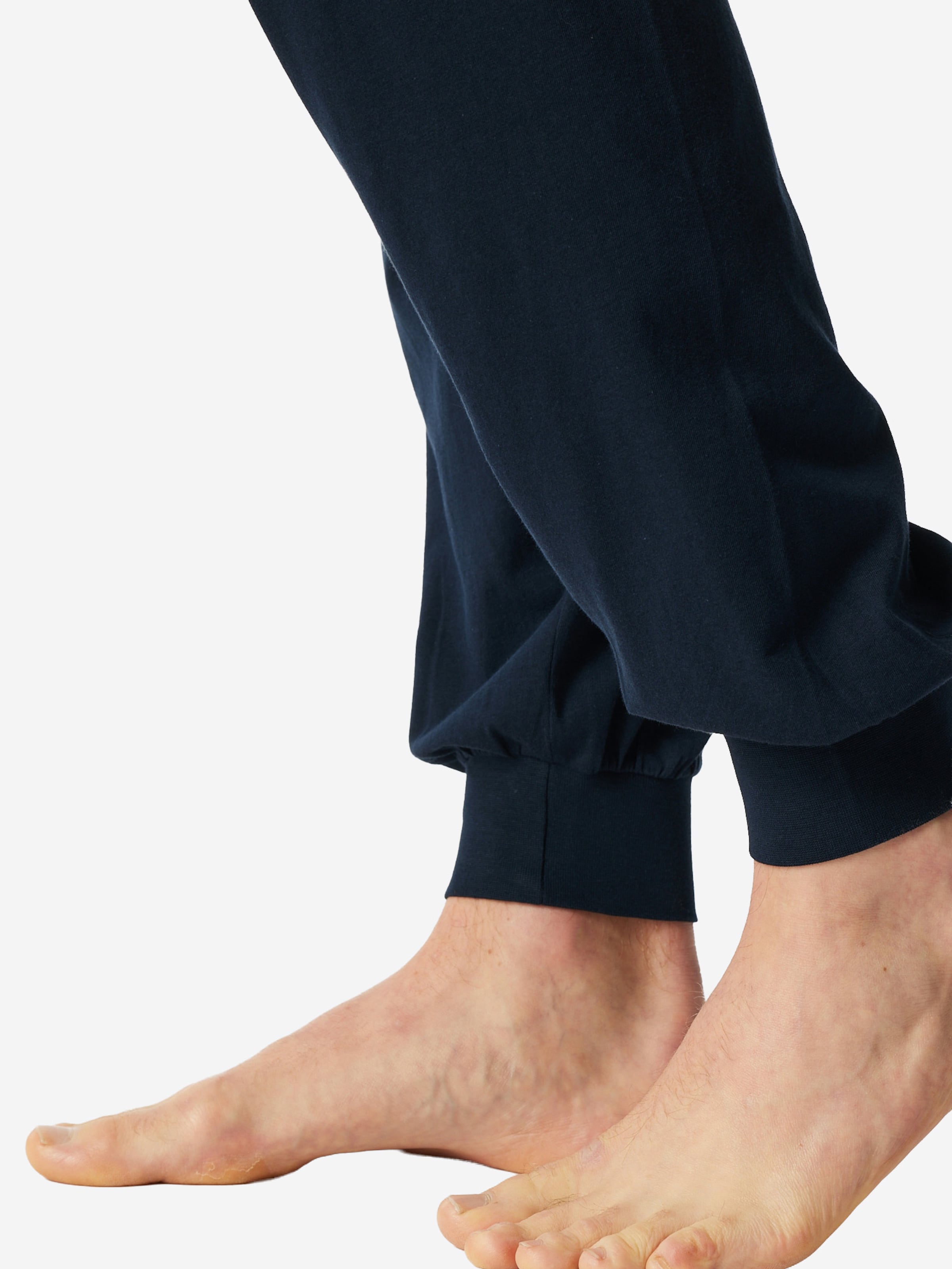 SCHIESSER Pyjama ' Comfort Essentials ' in Blau