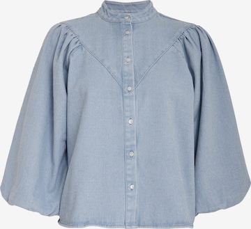 Maglietta 'Solene' di minus in blu: frontale