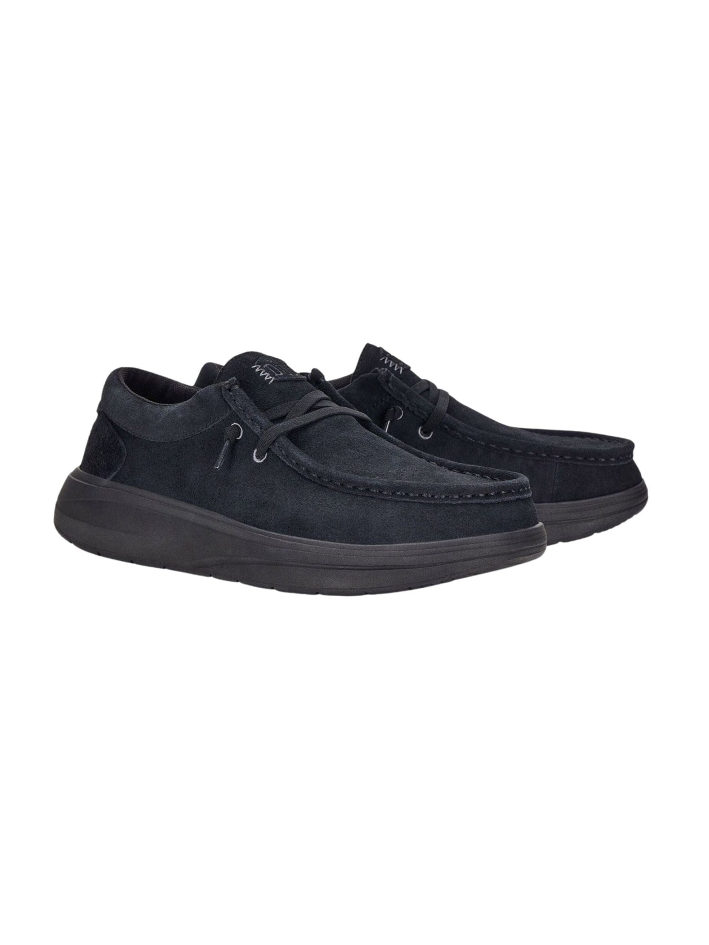 HEY DUDE Moccasins 'Wally COMF Suede' in Black