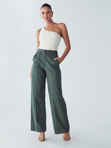 Wide leg Pantaloni 'AMIE ' di BWLDR in verde