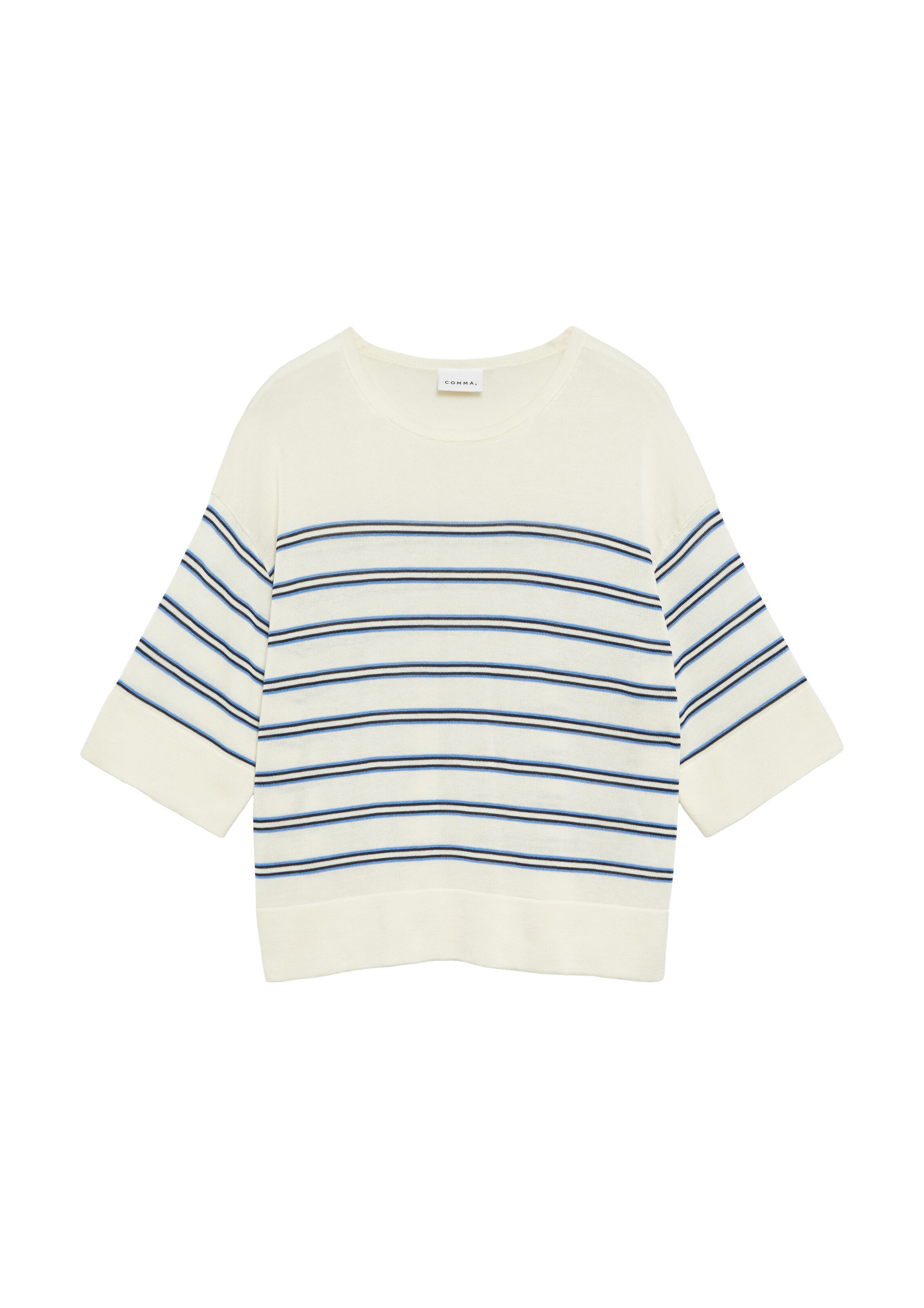 COMMA Strickpullover in Mischfarben: Vorderseite