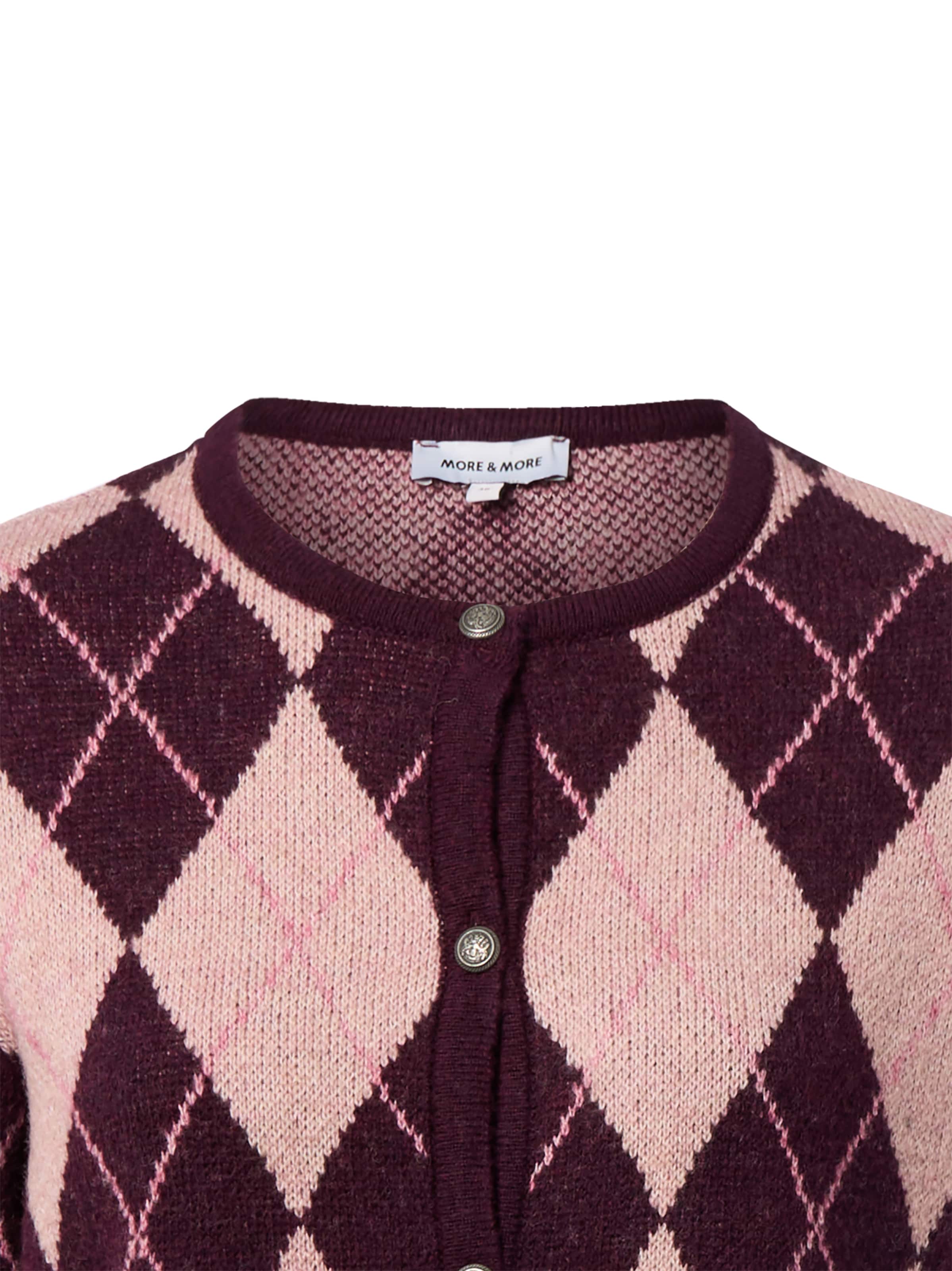 MORE & MORE Strickjacke in Pink