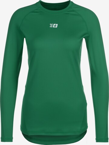 OUTFITTER Sportief sweatshirt 'TAHI' in Groen: voorkant