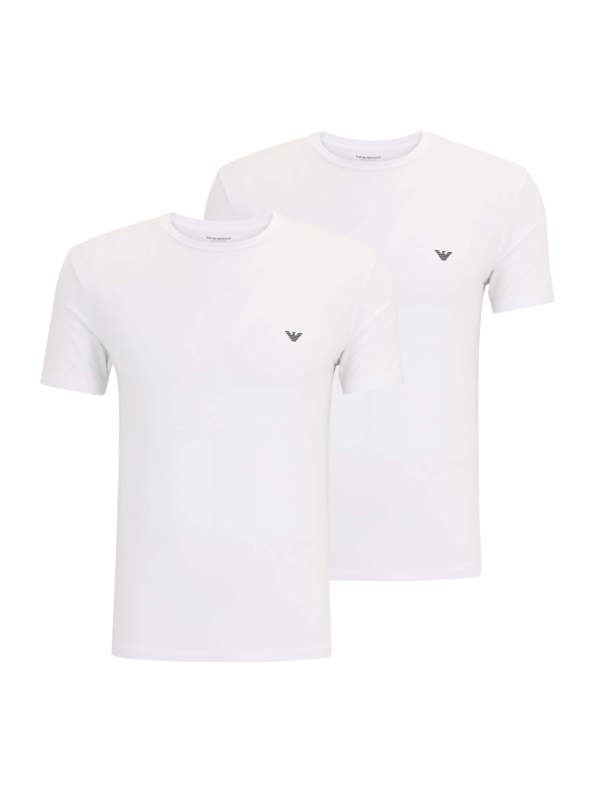 Emporio Armani T-shirt i vit: framsida