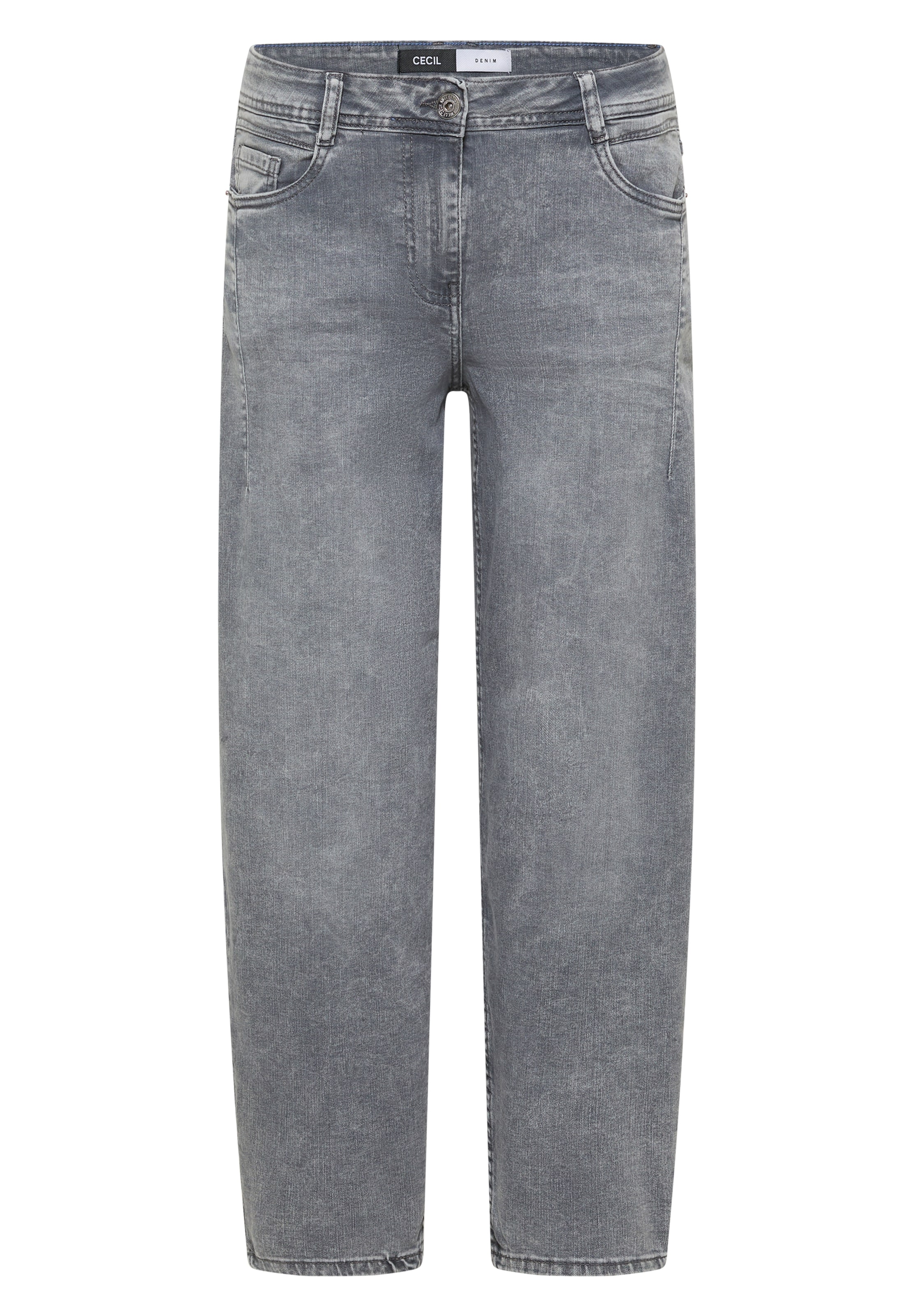 CECIL Loosefit Jeans in Grau: Vorderseite