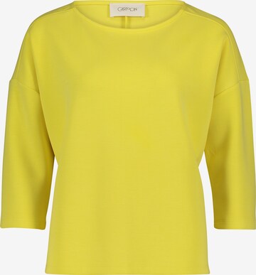 Cartoon Sweatshirt in Yellow: front