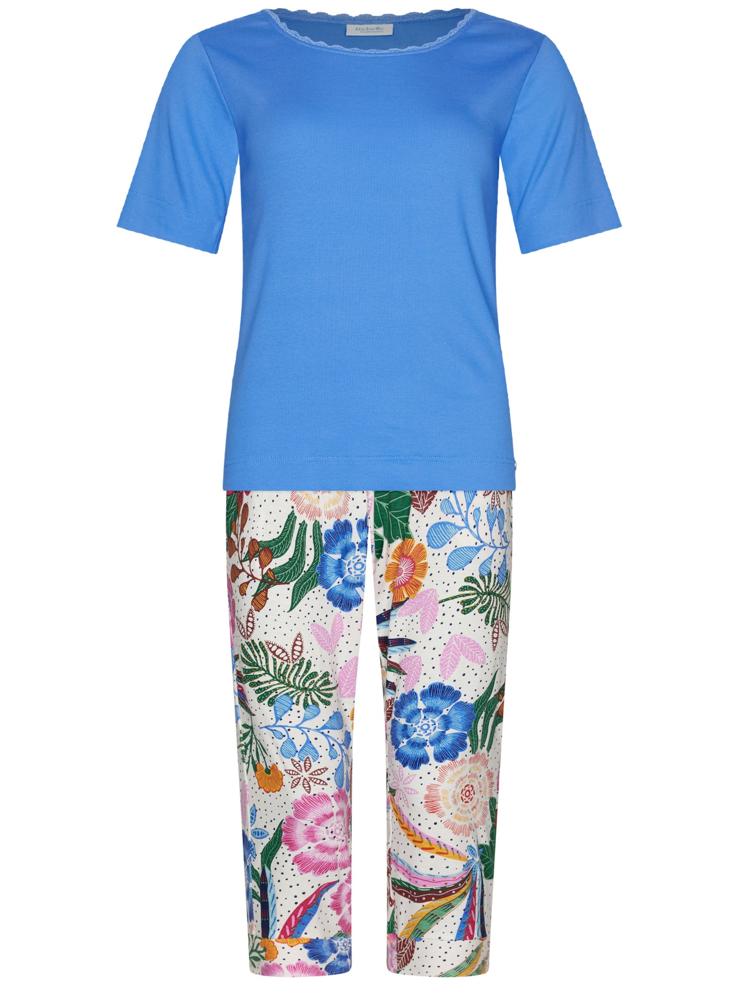 Rebelle Pajama in Blue: front