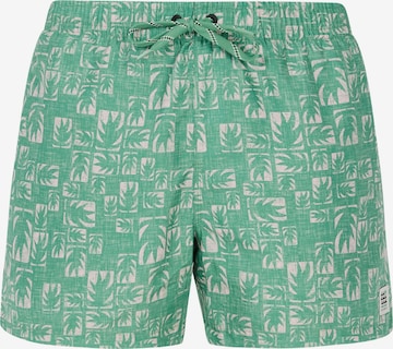 PROTEST Board Shorts 'PRTTifton' in Green: front