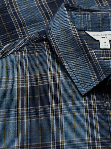 Coupe regular Chemise 'Shoreman' Seasalt Cornwall en bleu