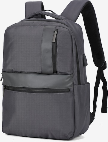 Aoking Backpack in Grey: front
