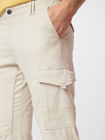 Tapered Pantaloni cargo 'Paul Flake' di JACK & JONES in beige