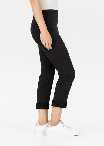 STEHMANN Regular Hose in Schwarz