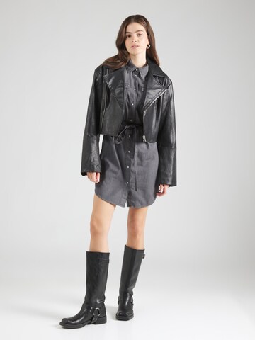 ONLY Shirt dress 'ONLAlexa' in Grey
