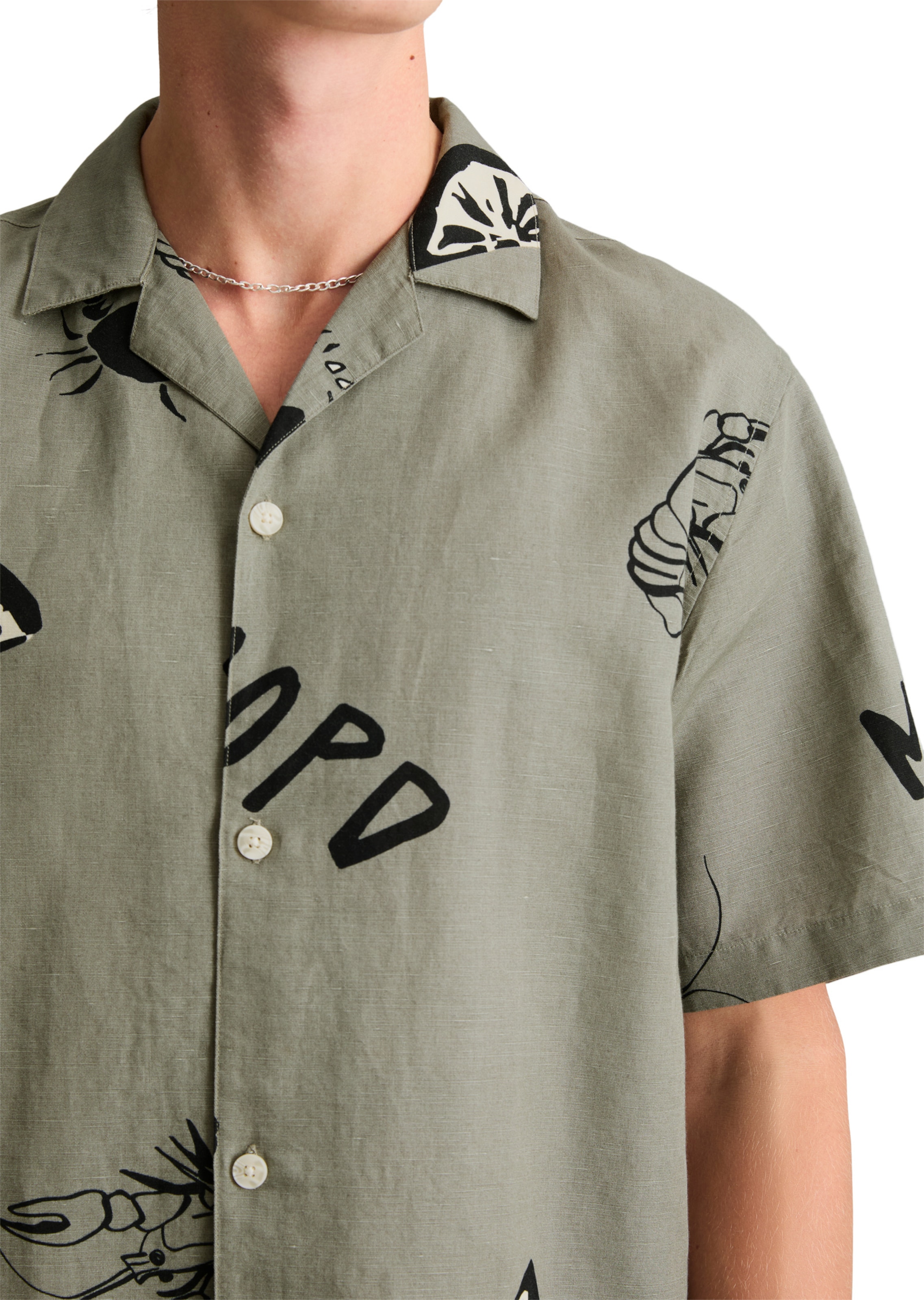 Marc O'Polo DENIM Regular fit Overhemd in Groen
