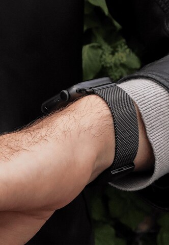 WRISTR Smartwatch-Armband 'Slim-Milanese' in Schwarz