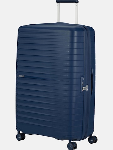 American Tourister Trolley in Blauw