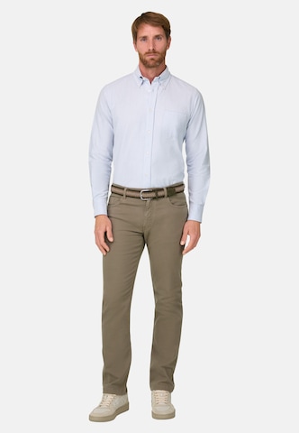 Boggi Milano Regular Jeans in Beige: Vorderseite
