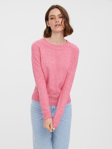VERO MODA Pulover 'Doffy' | roza barva: sprednja stran