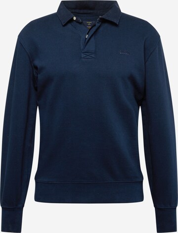 Sweat-shirt Superdry en bleu : devant