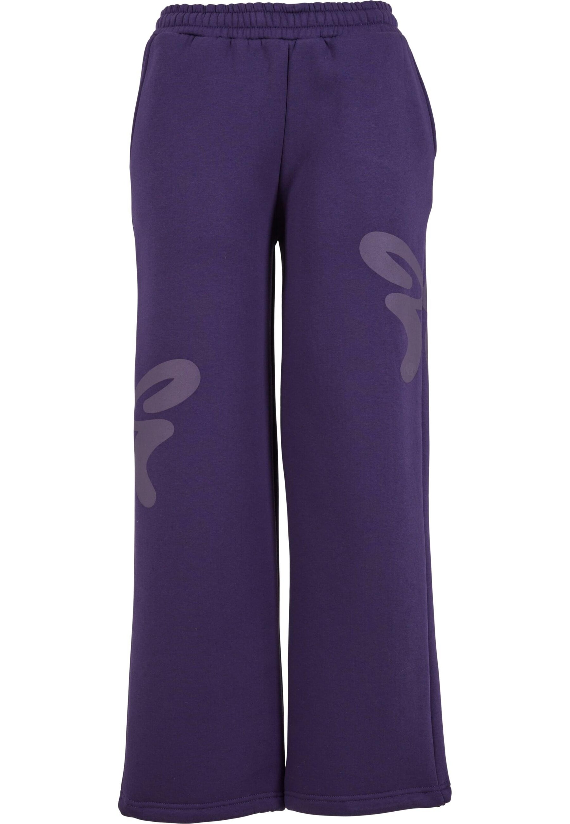 Felicious Широка кройка Панталон в лилав: отпред