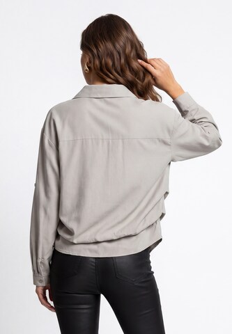 faina - Blusa em cinzento