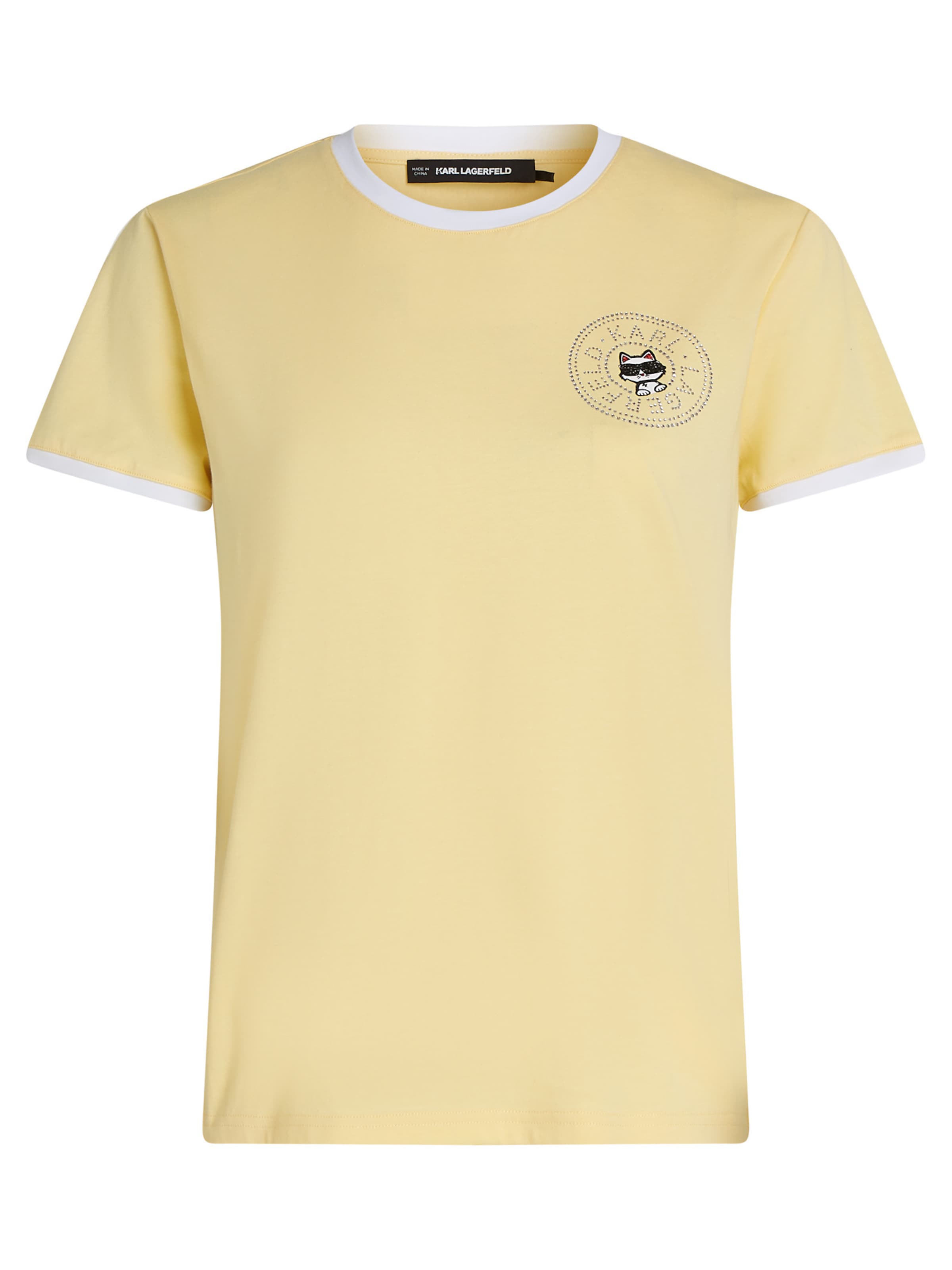 Karl Lagerfeld - Camiseta en amarillo: frente