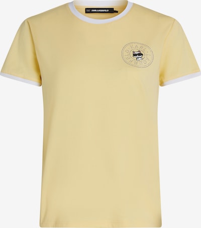 Karl Lagerfeld Paita värissä vaaleankeltainen / punainen / musta / valkoinen, Tuotenäkymä