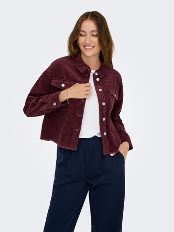 Veste mi-saison 'ONLMarina-Eny' ONLY en rouge
