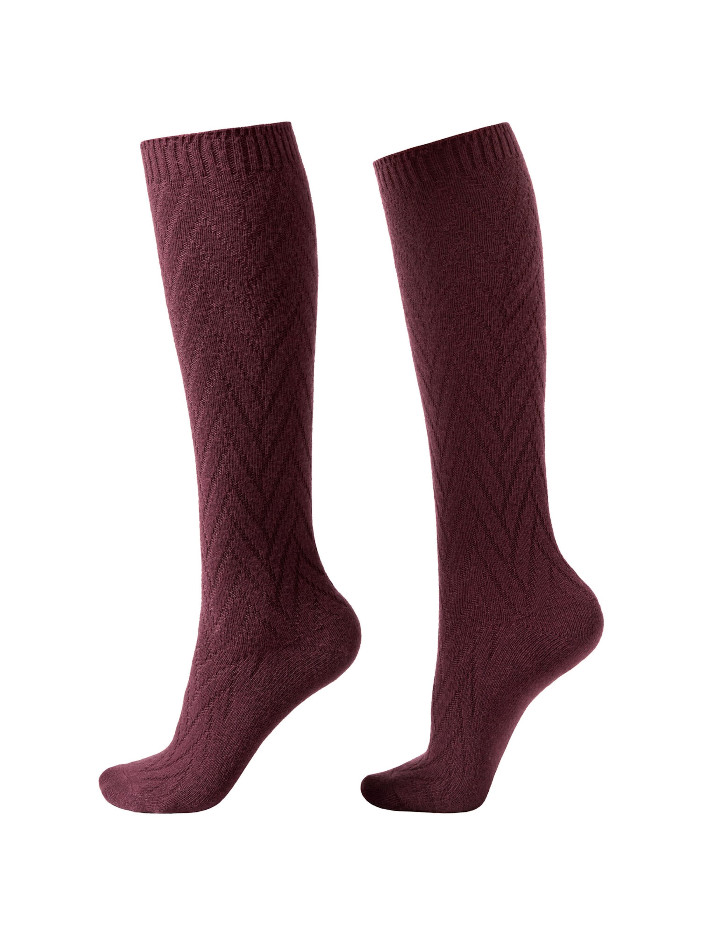 CALZEDONIA Kniestrümpfe in Rot: Vorderseite