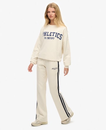 Loosefit Pantalon Superdry en blanc