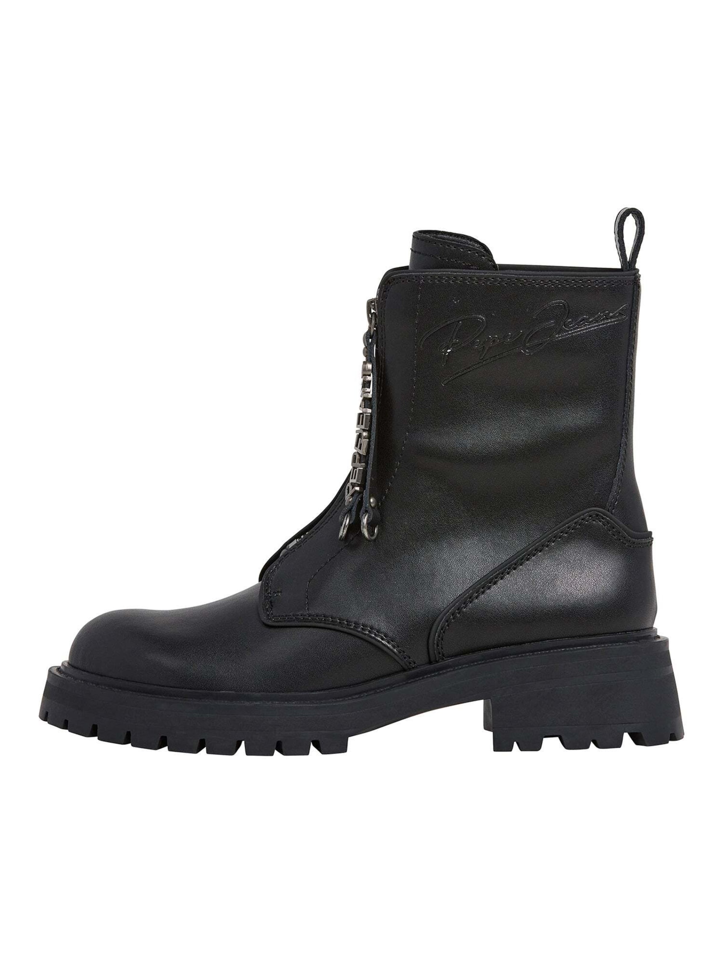 Boots 'STACY HUG W' Pepe Jeans en noir : devant