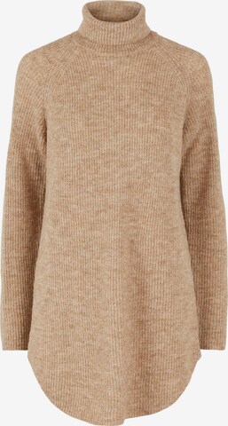 Pieces Petite Pullover 'ELLEN' in Braun: predná strana