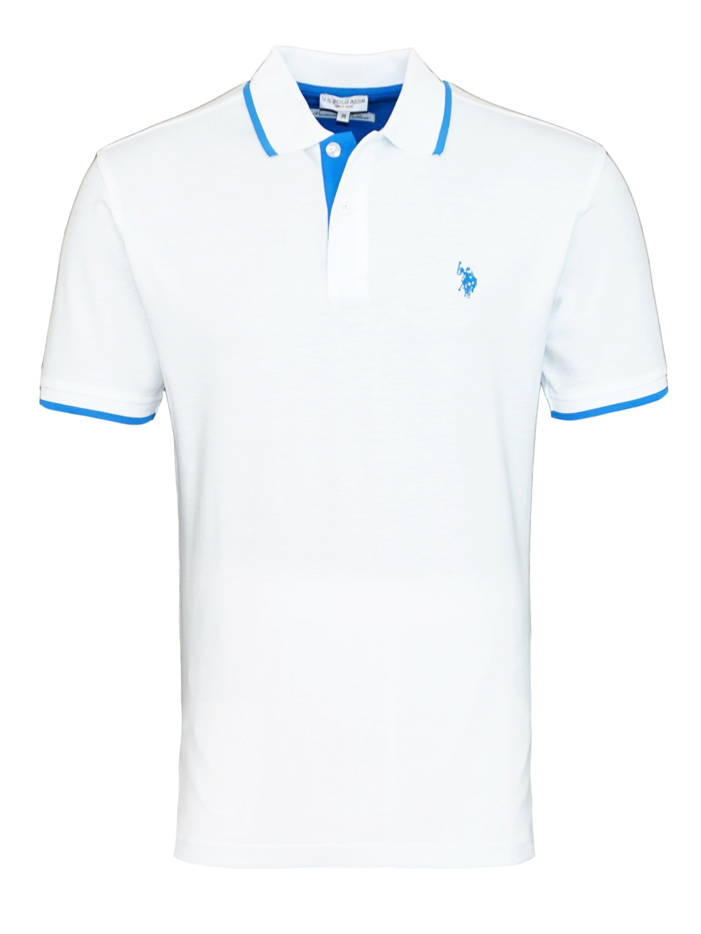 U.S. POLO ASSN. Poloshirt in Weiß: Vorderseite