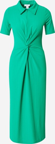 Robe-chemise Warehouse en vert : devant