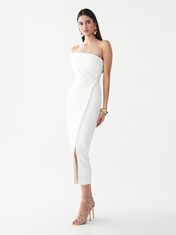 BWLDR Cocktailjurk 'LILA' in Wit