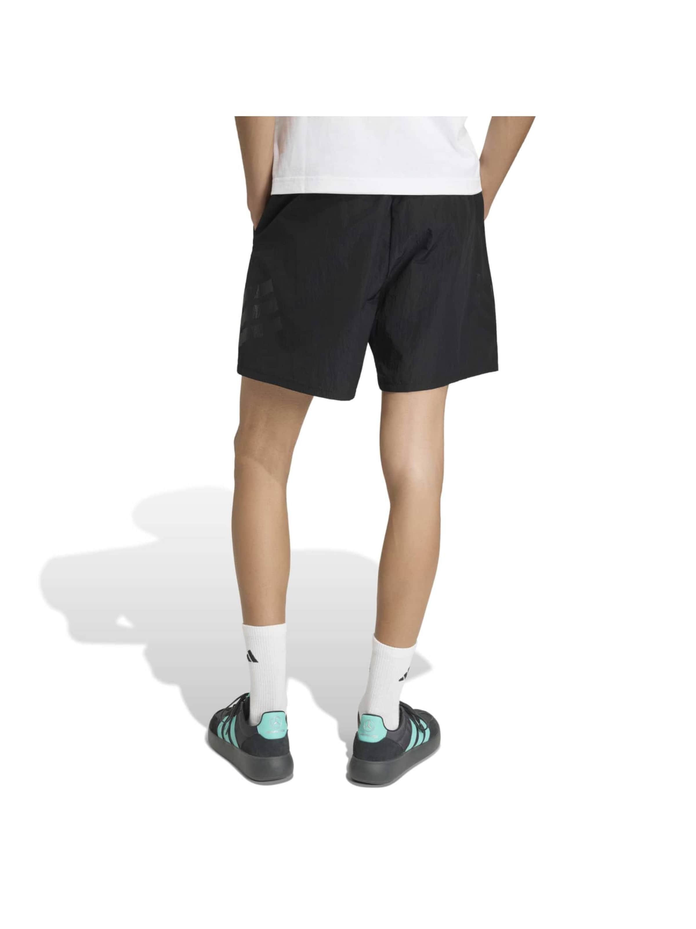 ADIDAS SPORTSWEAR Ohlapna forma Športne hlače 'Mercedes - AMG Petronas Formula 1 Team Night' | črna barva