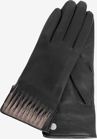 Gretchen Full Finger Gloves 'Ray Gloves' in Black: front
