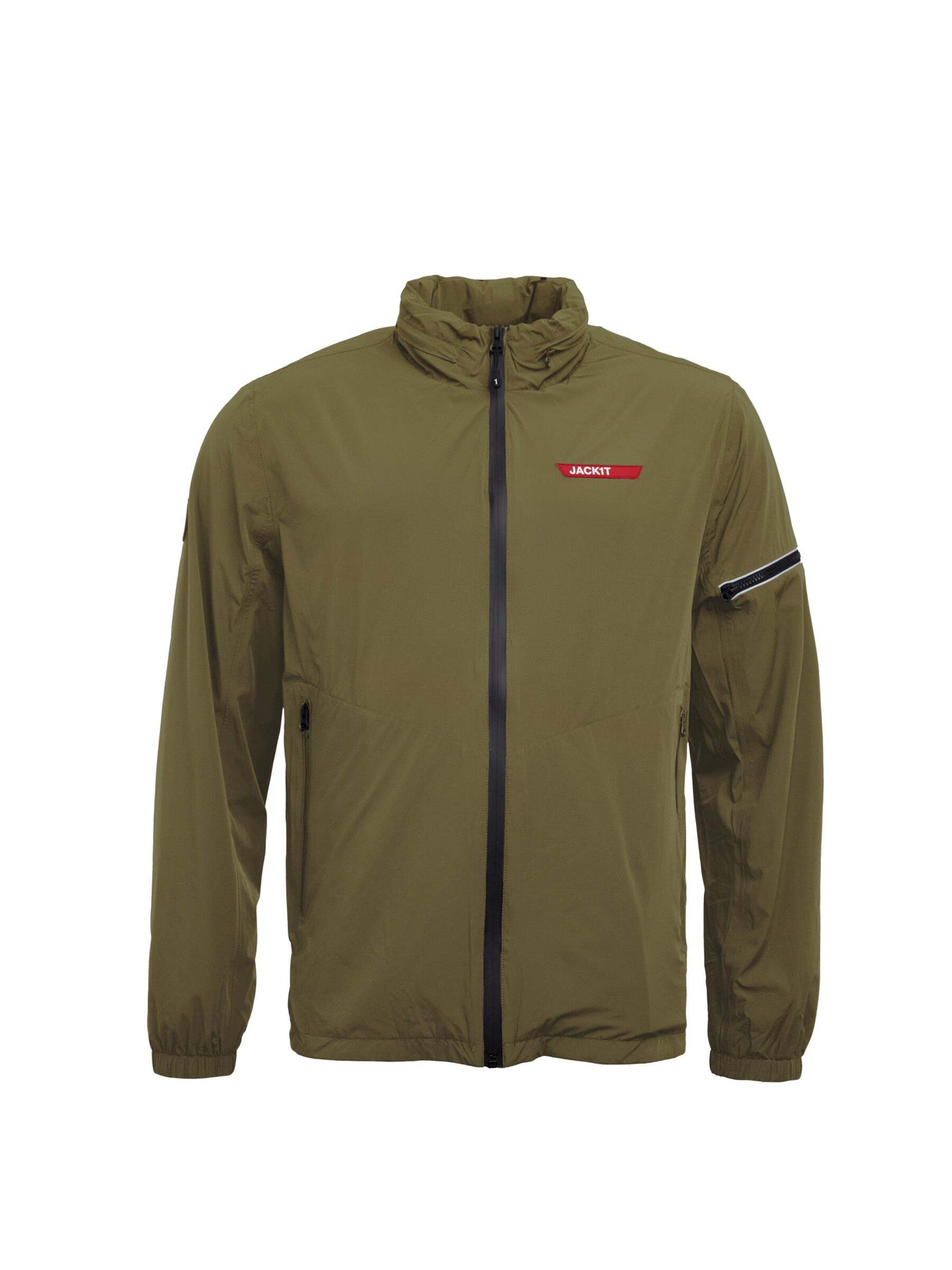 Giacca per outdoor ' Palladium Jacke ' di JACK1T in verde: frontale